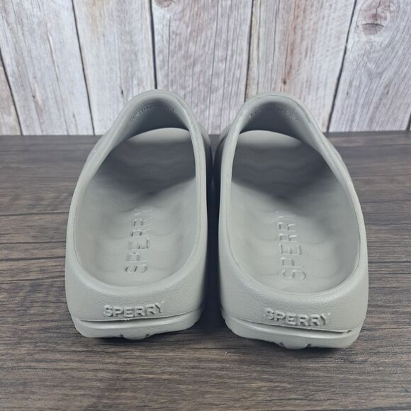 Sperry Float Slide Slip On Sandals Men's Sz 10 Women's Sz 12 B Taupe (GUC) - Picture 4 of 9